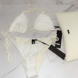 Triangl coconut terry bikini set